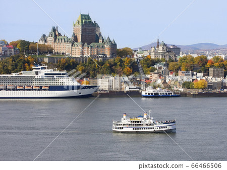 Quebec City skyline and St Lawrence River, Canada Quebec City skyline and St Lawrence River, Canada 66466506