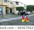 Sisters dressed up as Snow White at Halloween in Mexico 66467662