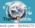 travel bubble 3d illustration 66468270