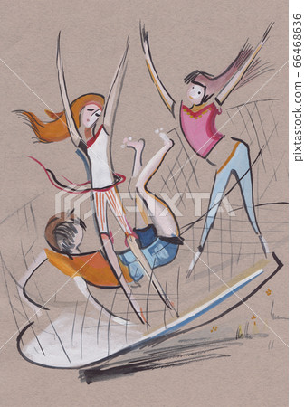 children jumping children jumping 66468636