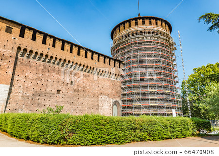 Milan Sforzesco Castle or Sforza Castle 66470908