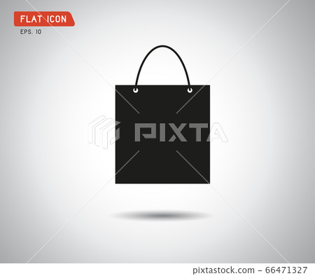 paper shopping bag vector icon illustration - Stock Illustration ...