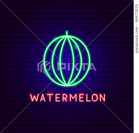 Watermelon Neon Label 66472019