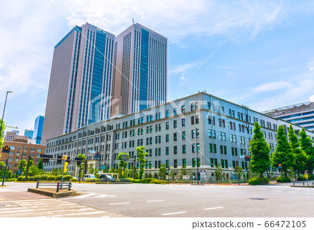 俯瞰霞關政府所在地的日本東京城市景觀 66472105