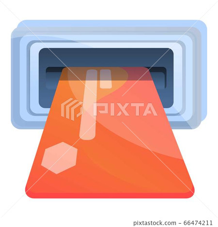 Credit card atm icon, cartoon style Credit card atm icon, cartoon style 66474211