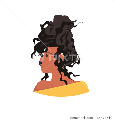 african american woman against racial discrimination black lives matter concept social problems of racism 66474610