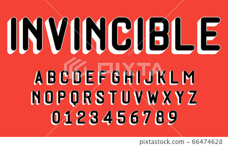 Set of alphabets font modern design 3D concept - Stock Illustration ...
