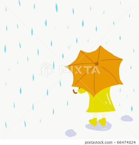 Background material for children holding an umbrella Background material for children holding an umbrella 66474824