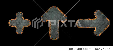 Set of symbols plus, up arrow and right arrow... - Stock Illustration ...