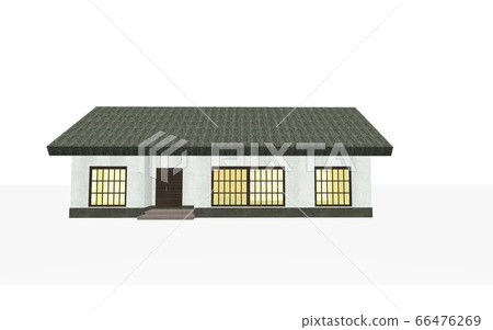 Image of an old folk house building - Stock Illustration [66476269] - PIXTA
