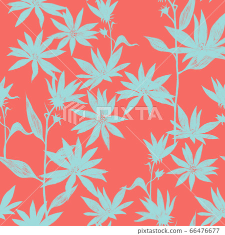 Botanical seamless pattern Botanical seamless pattern 66476677