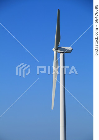 藍天的發電風車[單個單元] 66476699