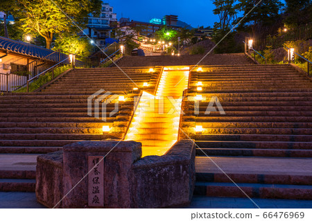 《群馬縣》伊賀保溫泉/夜間樓梯 66476969
