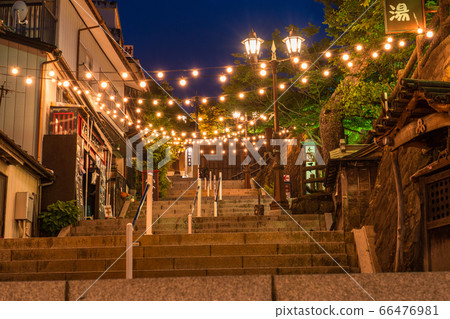 《群馬縣》伊賀保溫泉/夜間樓梯 66476981