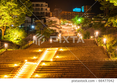 《群馬縣》伊賀保溫泉/夜間樓梯 66477042