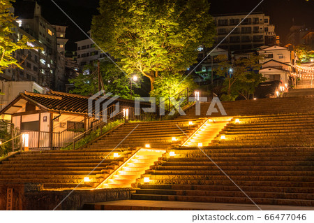 《群馬縣》伊賀保溫泉/夜間樓梯 66477046
