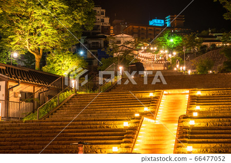 《Gunma Prefecture》Ikaho Onsen/Stairs at night 《Gunma Prefecture》Ikaho Onsen/Stairs at night 66477052