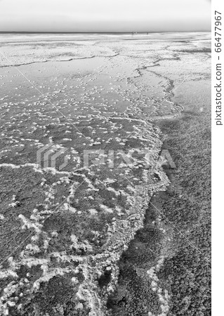 ethiopia africa the sunset reflex  in the   salt  66477967