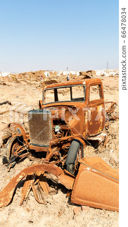 in the old village rusty antique car and hot in the old village rusty antique car and hot 66478034