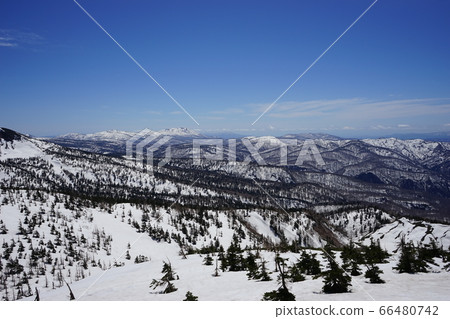 Hachimantai in spring is another world 66480742
