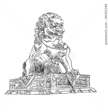 China landmark lion 66481266