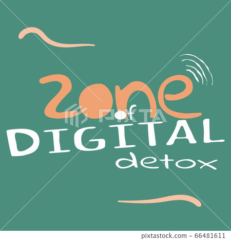 Zone of Digital Detox. Vector illustration. Zone of Digital Detox. Vector illustration. 66481611