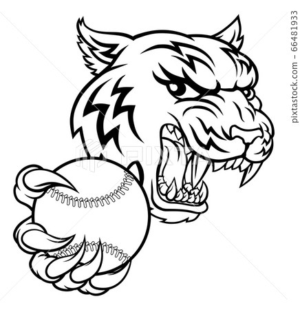 Tiger Tennis Player Animal Sports Mascot Tiger Tennis Player Animal Sports Mascot 66481933