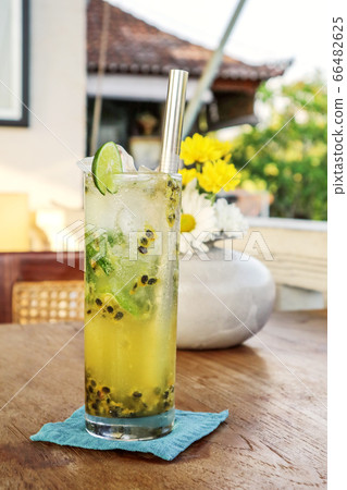 Passion fruit mojito cocktail Passion fruit mojito cocktail 66482625