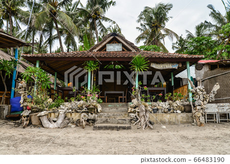 Small cafe on White Sand Beach 66483190