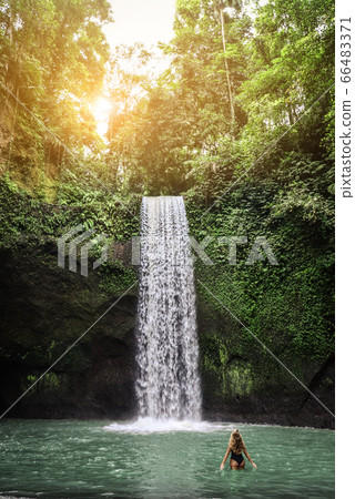 The beautiful  Tibumana Waterfall 66483371