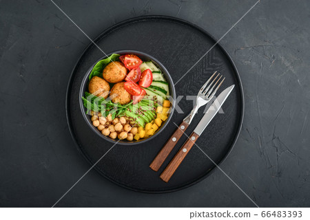 Vegetarian buddha bowl 66483393