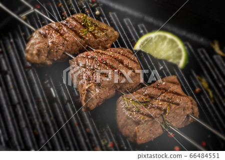 Skewers barbecue to enjoy outdoors 66484551