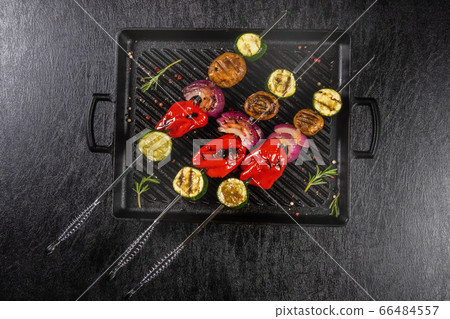 Skewers barbecue to enjoy outdoors 66484557