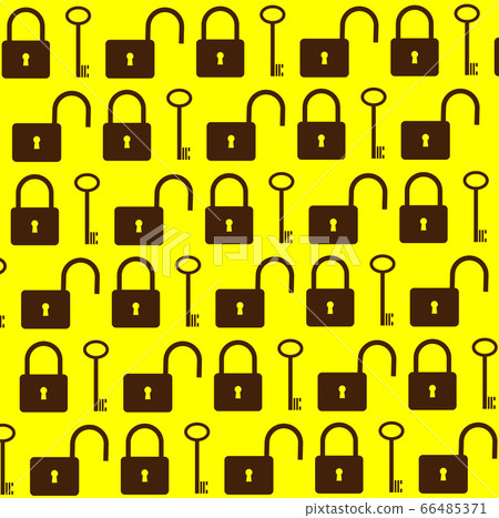 Key and lock vector background 66485371