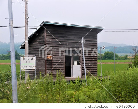鐵路照相材料北海道留萌幹線麻布站 66486009