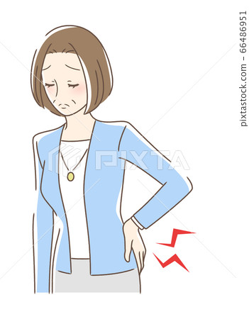 背痛的女人 背痛的女人 66486951