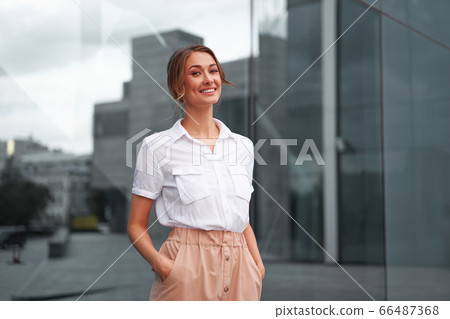 Businesswoman successful woman business person Businesswoman successful woman business person 66487368