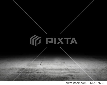 Concrete textured surface with cracks on a black background . Texture or background. 66487630