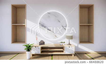 living room granite white wall background with 66488620