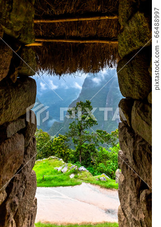 Machu Picchu, a Peruvian Historical Sanctuary. One Machu Picchu, a Peruvian Historical Sanctuary. One 66488997