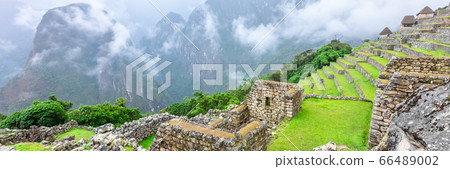 Machu Picchu, a Peruvian Historical Sanctuary. One Machu Picchu, a Peruvian Historical Sanctuary. One 66489002