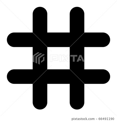 Prison - Raster Icon Illustration 66491190