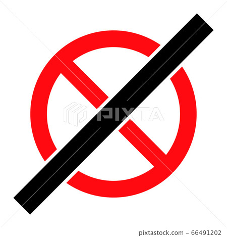 No Rules - Raster Icon Illustration No Rules - Raster Icon Illustration 66491202