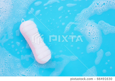 Brush for cleaning clothes with foam of powder 66491630