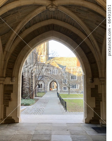 American Ivy League Princeton University building corridor American Ivy League Princeton University building corridor 66491851