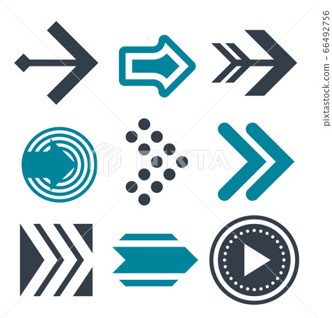 Arrows icon set, vector collection. - Stock Illustration [66492756] - PIXTA