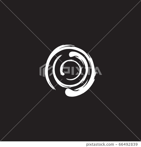 Abstract circle logo design vector template 66492839