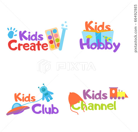 Kids logo, badge Kids logo, badge 66492985