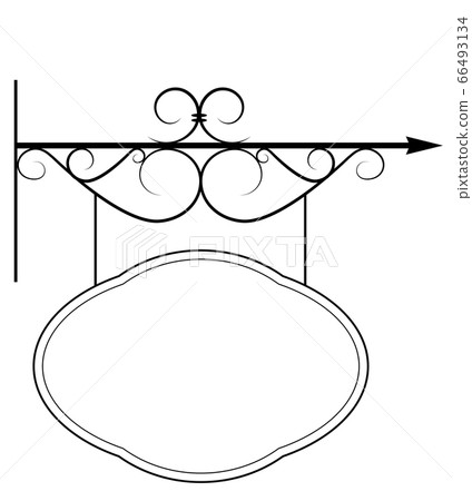 Iron signboard frame Iron signboard frame 66493134