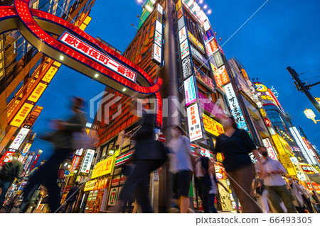 Tokyo cityscape in Japan I like Shinjuku, Kabukicho, etc. 66493305